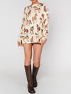Bonfire Sweater in Wild Horses Knit