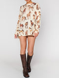 Bonfire Sweater in Wild Horses Knit