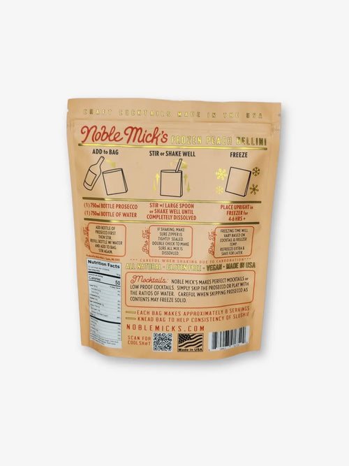 Peach Bellini Frozen Cocktail