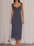 Deep Blue Sea Maxi Dress in Navy