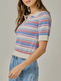 Cool In Crochet Knit in Misty Macaron