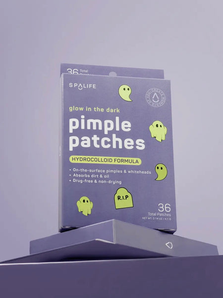 Glow in the Dark Ghost Pimple Patches