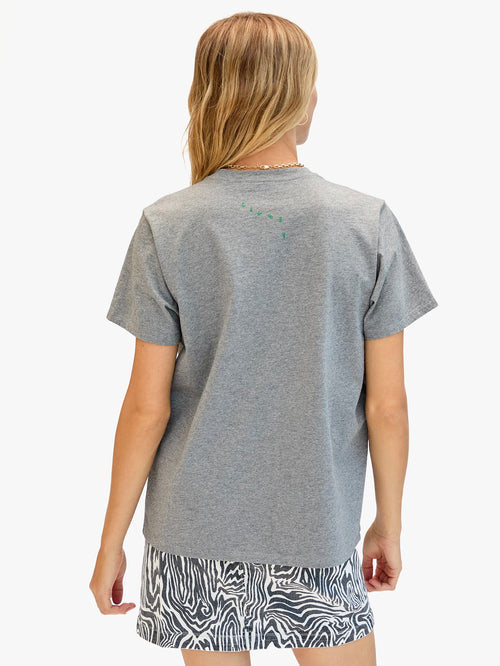 Original Tee in Grey & Green Apple Snake