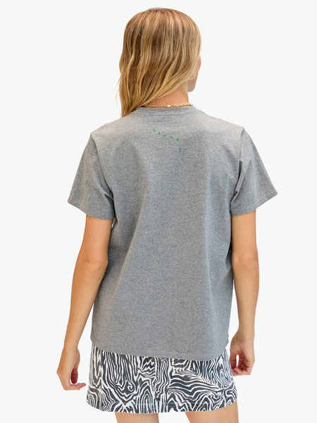 Original Tee in Grey & Green Apple Snake