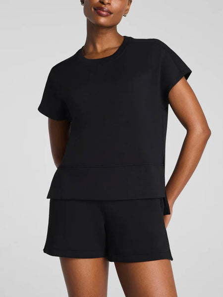 AirEssentials Crewneck Tee in Very Black