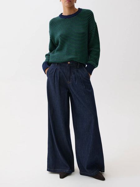 Delphine Wide Leg Pant in Force
