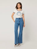 AC/DC East Coast Flare Jean in Lightening