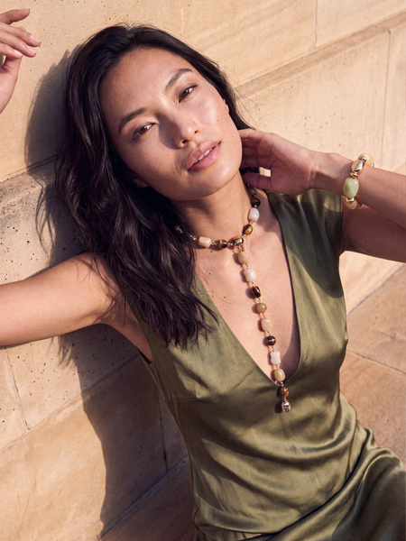 Serene Stone Lariat