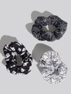 Cloud Scrunchies 3pc in Spiderweb