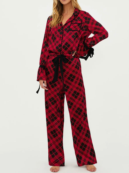Lee Anne & Brooke PJ Set in Merry Plaid