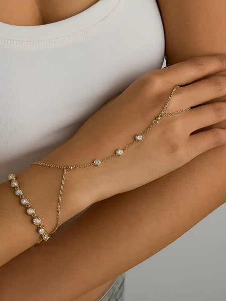 Nadine CZ Hand Chain