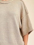 Doing The Most Sweater in Light Gold