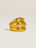 Daelen Dome Ring in Gold