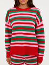 Callie Sweater in Ruby Stripe
