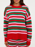 Callie Sweater in Ruby Stripe