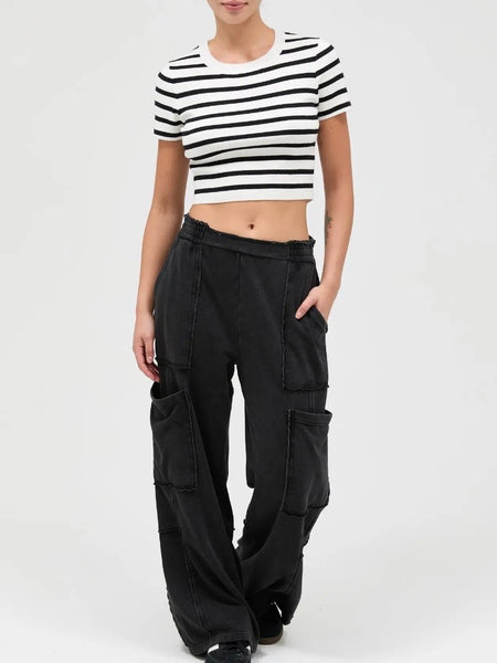 Show Your Stripes Tee in Black