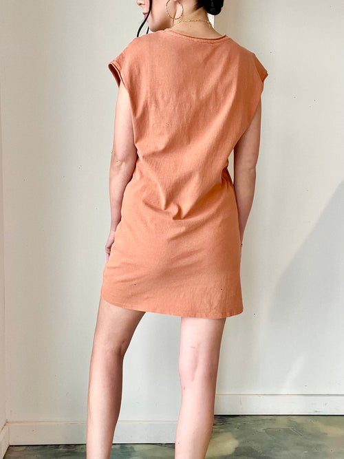 SPF Mini Dress in Baked Clay