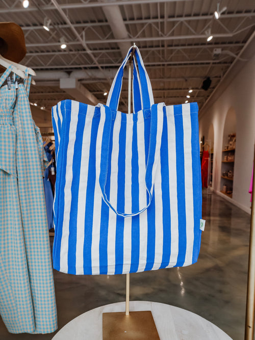 Original Tote Bag in Blue Stripe