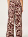 Eva Pants in Brown Tropical