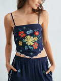 Beautiful Blooms Set in Navy