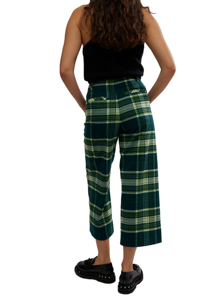 Acadia Trouser in Green Combo