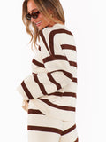 Pismo Sweater in Driftwood Stripe