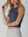 Vintage Vibes Tank in Denim