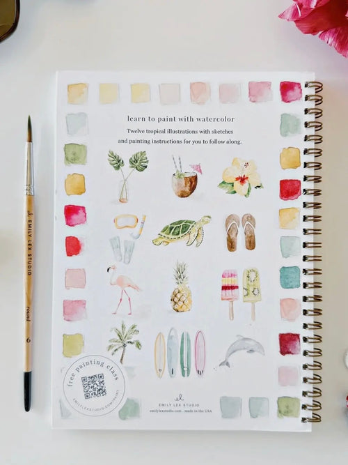 Tropical Watercolor Workbook