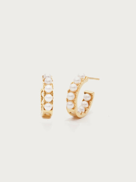 Flora Earrings in Gold
