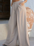 Pleated Paradise Pant in Toffee