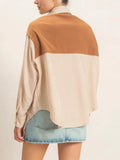 Soften Your Shoulders Button Up in Camel