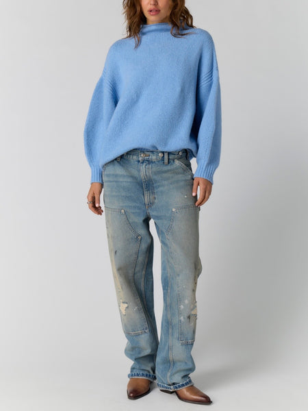 Beaumont Tunic in Powder Blue Melange