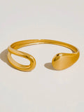 Junel Open Cuff Bracelet in Gold