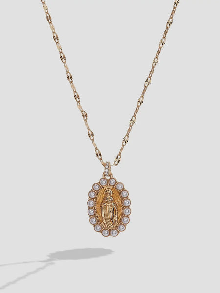 Divine Guides Mary Pendant Necklace