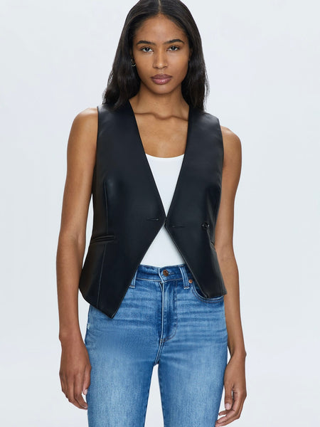 Arabella Vest in Slate Black