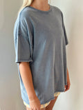 Must Be Mineral Oversized Tee in Dusty Blue