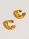 Bronte Chunky Ear Cuff in Gold