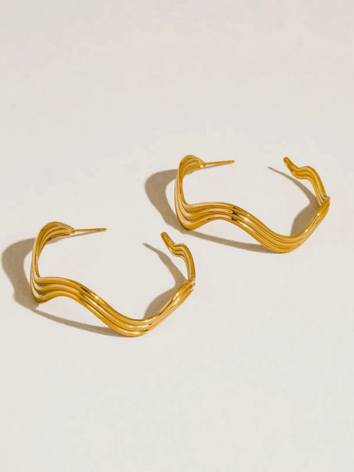 Fontaine Wave Earrings