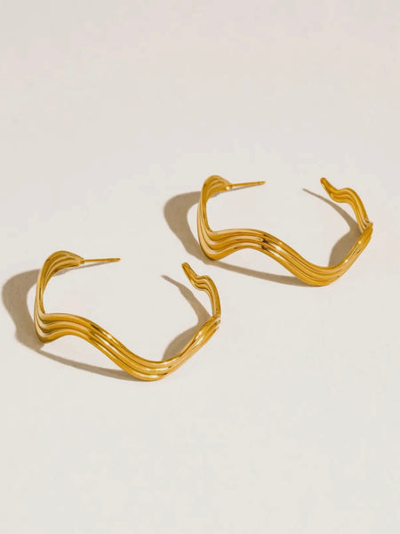 Fontaine Wave Earrings