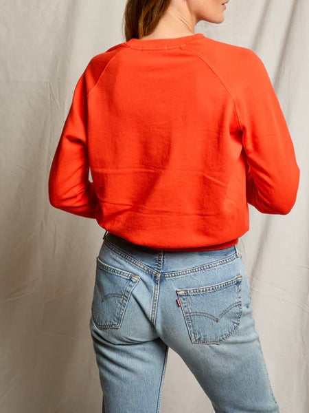 Alexi French Terry Sweatshirt in Tomato