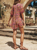 Swan Lake Mini Dress in Lilac Rose