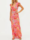 Elodie Dress in Passion Fruit