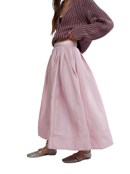 Emilia Full Skirt in Plum Blossom