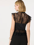 Katarina Top in Black Lace