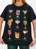 Travis Tee in Cocktails Graphic