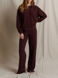 Marley Fleece Pants in Cherry Lacquer
