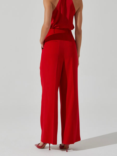 Byrony Pants in Red