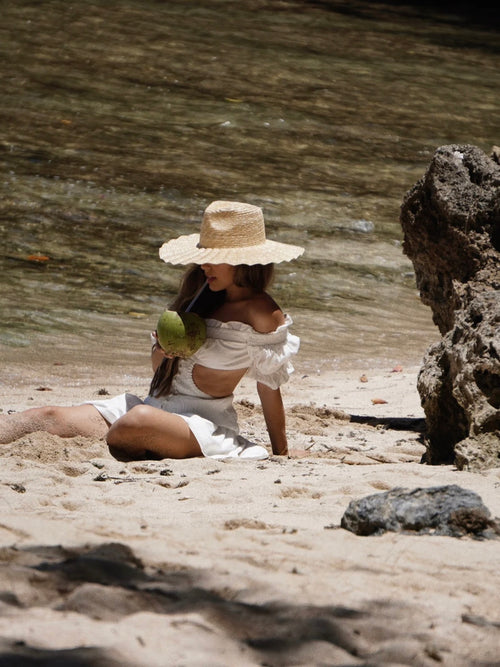 Nalu Wavy Straw Hat