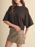 MOCKtauk Will Never Be The Same Sweater in Espresso