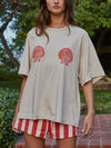 Shake Your Seashells Tee in Cream